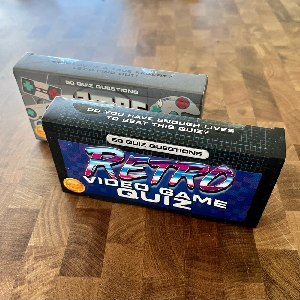 Retro Video Games and Games Consoles Quiz Questions bundle